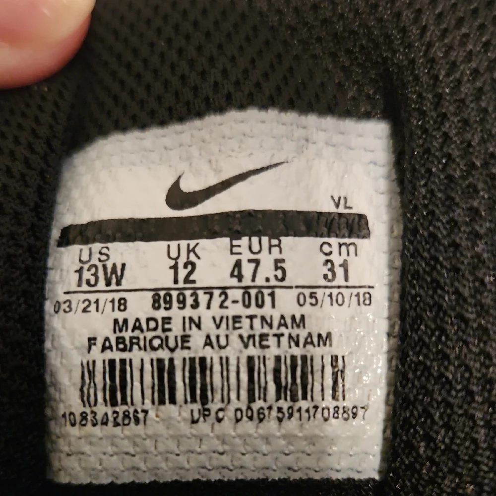 Nike Alpha Menace Shark Football Cleats, Mens 13W - Picture 2 of 10